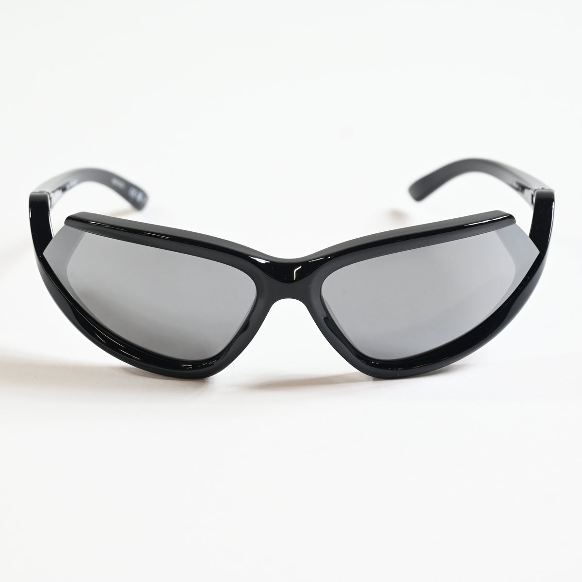 Balenciaga BB0289S 001 Unisex Authentic Sunglasses Black/Silver, 71mm - New