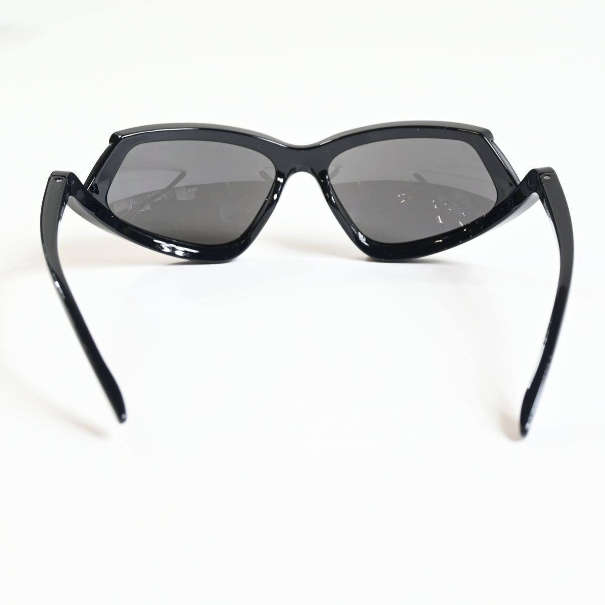 Balenciaga BB0289S 001 Unisex Authentic Sunglasses Black/Silver, 71mm - New