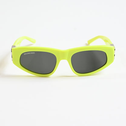 Balenciaga BB0095S 007 Womens Authentic Sunglasses Yellow/Gray, 53mm - New