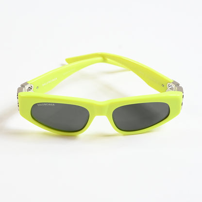 Balenciaga BB0095S 007 Womens Authentic Sunglasses Yellow/Gray, 53mm - New