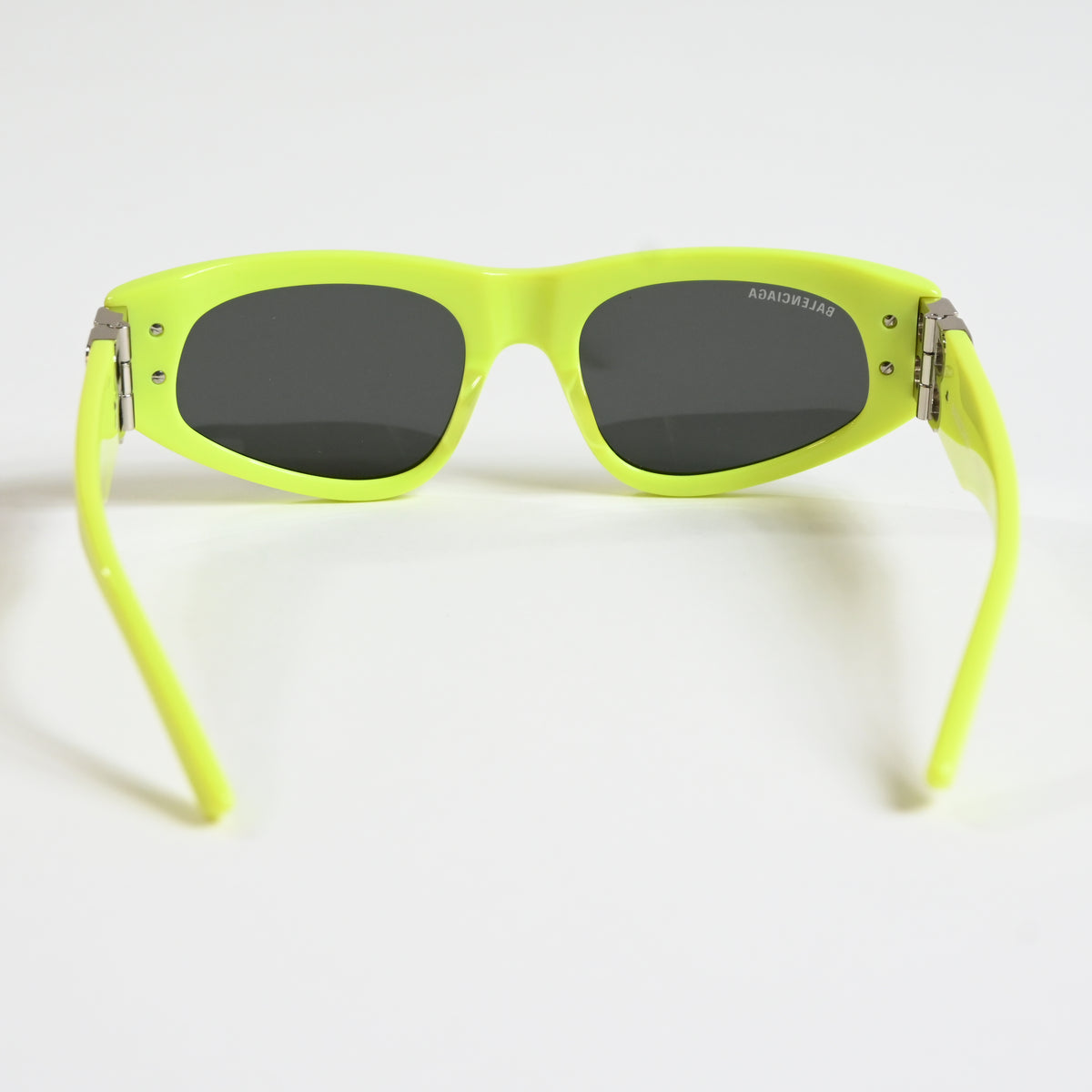 Balenciaga BB0095S 007 Womens Authentic Sunglasses Yellow/Gray, 53mm - New