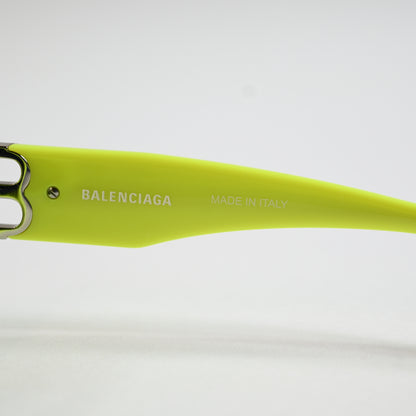 Balenciaga BB0095S 007 Womens Authentic Sunglasses Yellow/Gray, 53mm - New