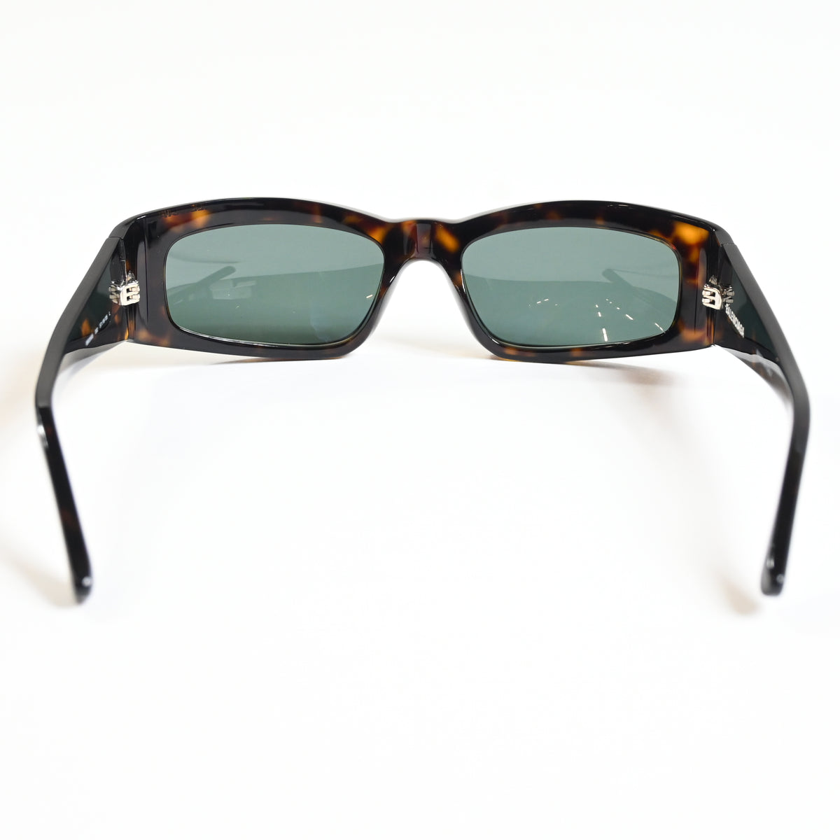 Balenciaga BB0266S 002 Mens Authentic Sunglasses Havana/Green, 57mm - New