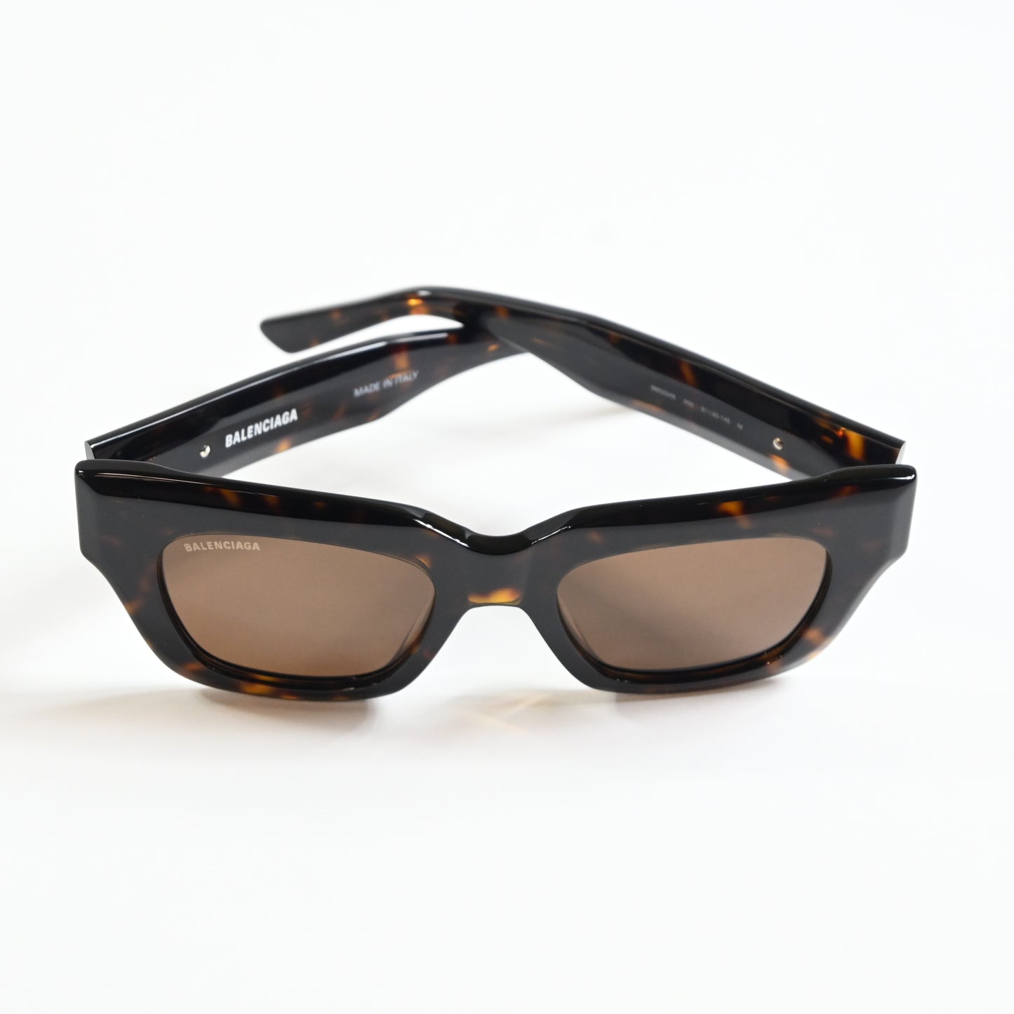 Balenciaga BB0234S 002 Womens Authentic Sunglasses Black/Gray, 51mm - New