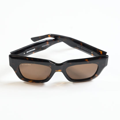 Balenciaga BB0234S 002 Womens Authentic Sunglasses Black/Gray, 51mm - New