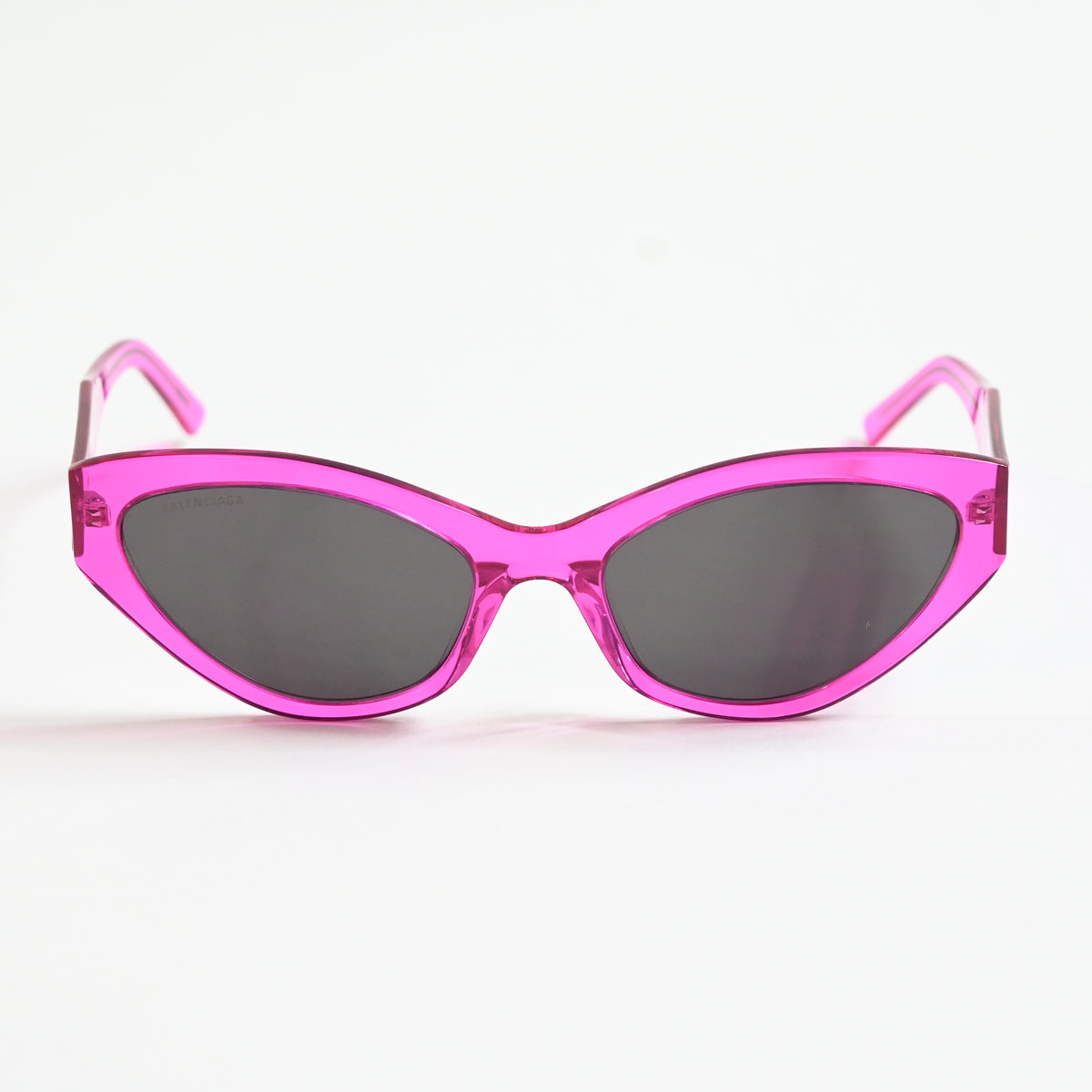 Balenciaga BB0306S 005 Womens Authentic Sunglasses Fuchsia/Gray, 57mm - New