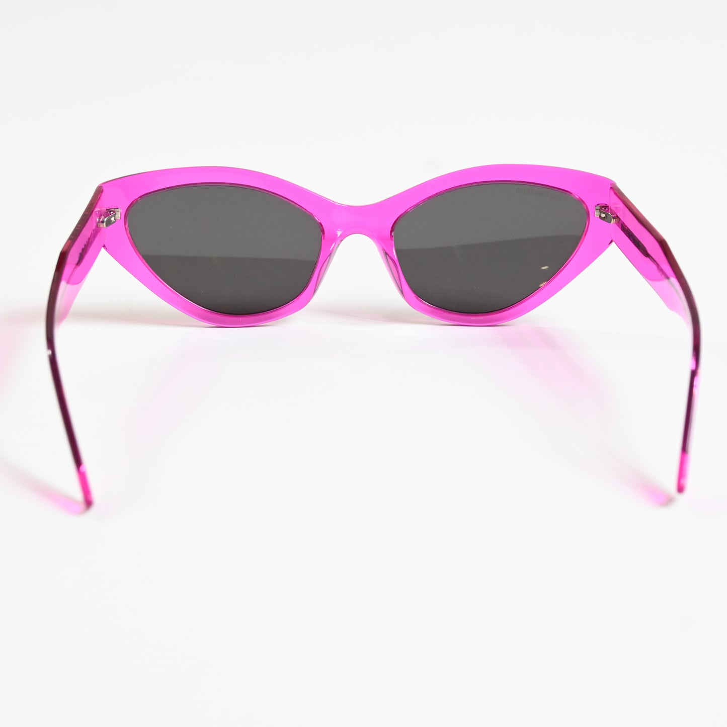 Balenciaga BB0306S 005 Womens Authentic Sunglasses Fuchsia/Gray, 57mm - New