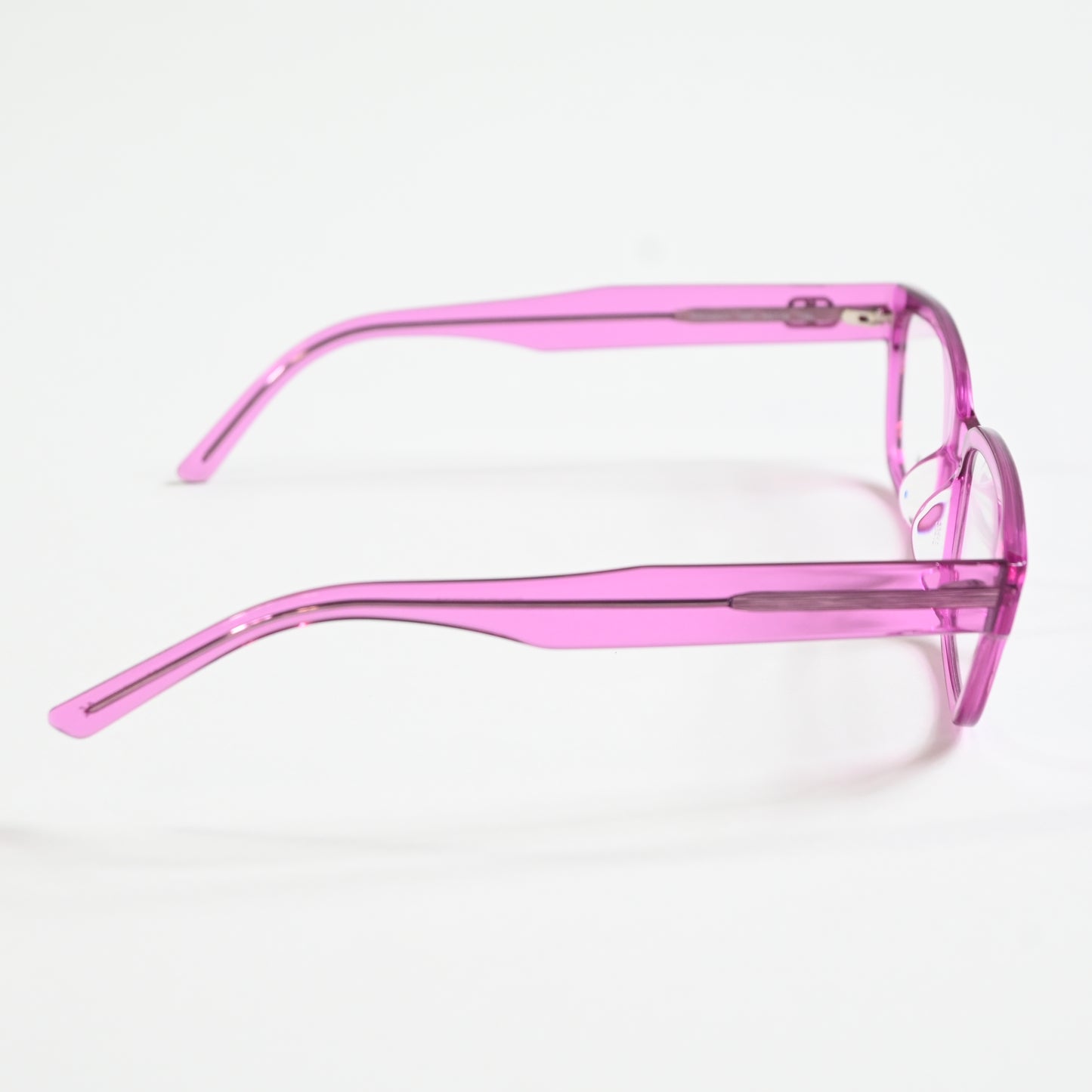 Balenciaga BB0065O 007 Womens Authentic Eyeglasses Clear Pink, 55mm - New