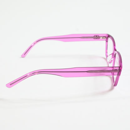 Balenciaga BB0065O 007 Womens Authentic Eyeglasses Clear Pink, 55mm - New