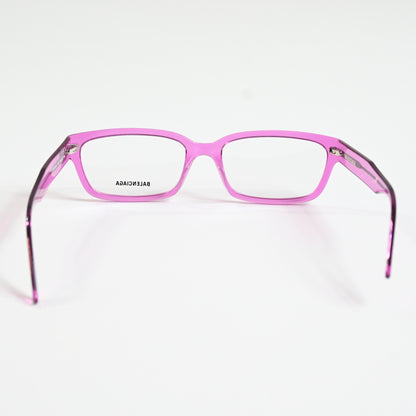 Balenciaga BB0065O 007 Womens Authentic Eyeglasses Clear Pink, 55mm - New