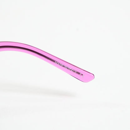Balenciaga BB0065O 007 Womens Authentic Eyeglasses Clear Pink, 55mm - New
