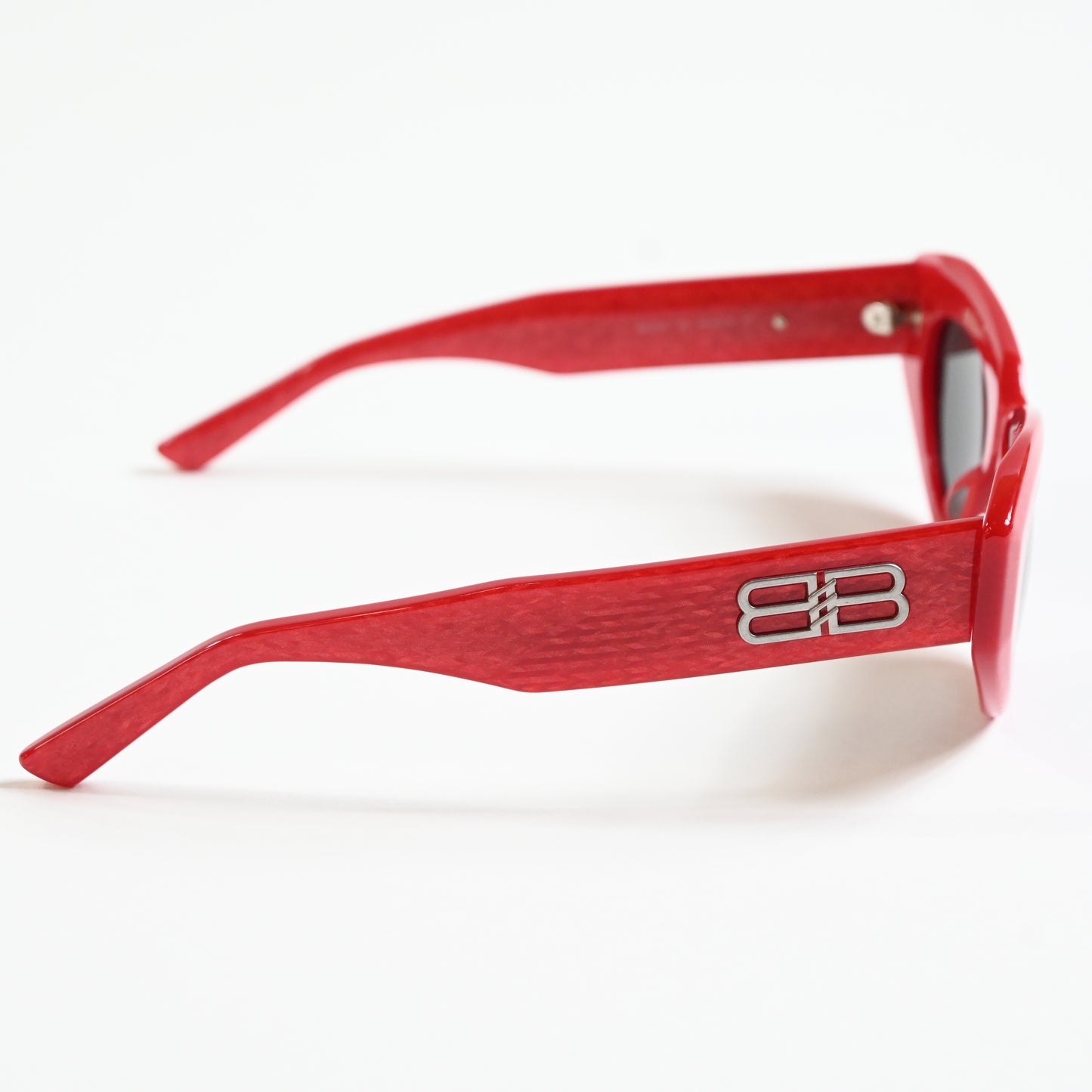 Balenciaga BB0236S 003 Womens Authentic Sunglasses Red/Gray, 52mm - New