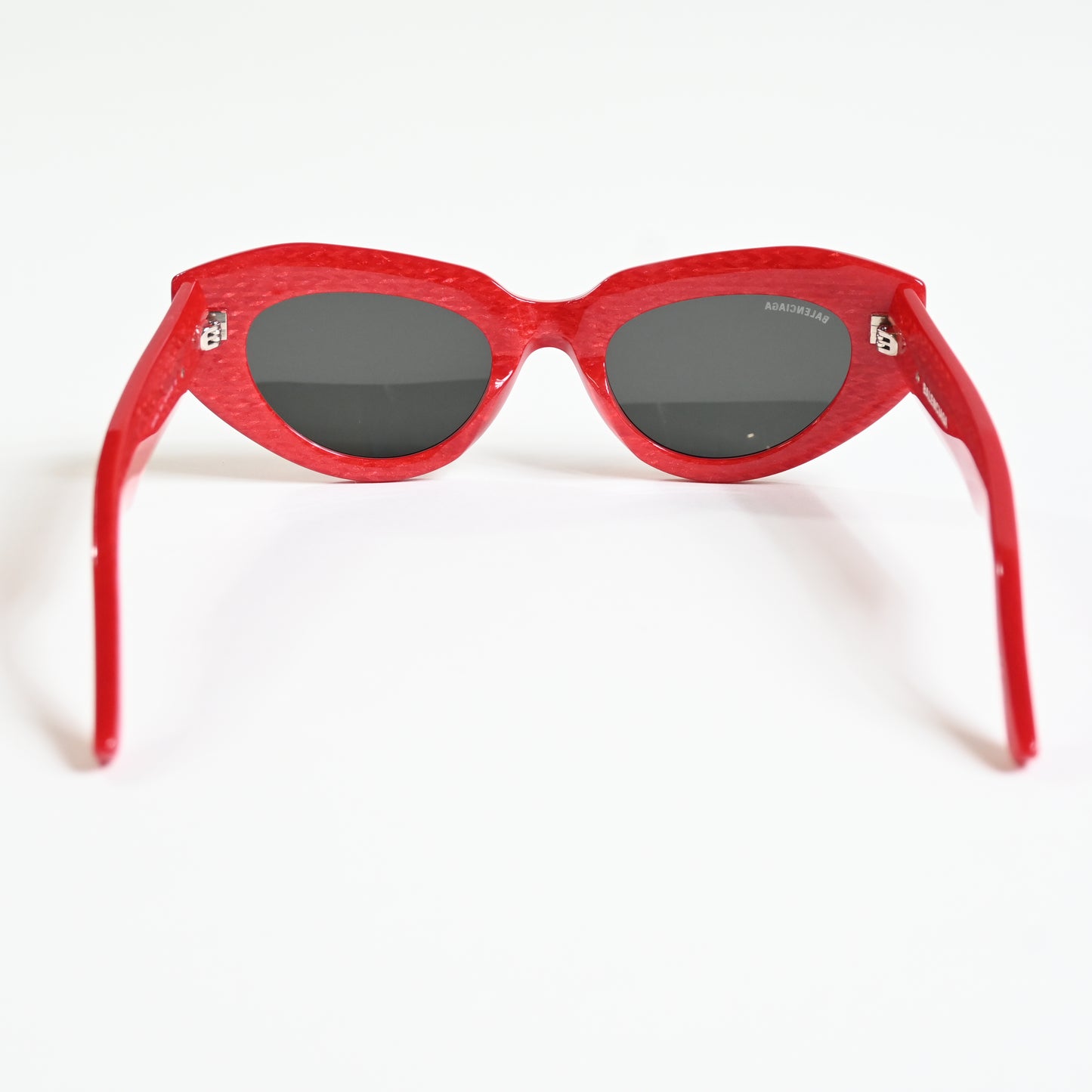 Balenciaga BB0236S 003 Womens Authentic Sunglasses Red/Gray, 52mm - New