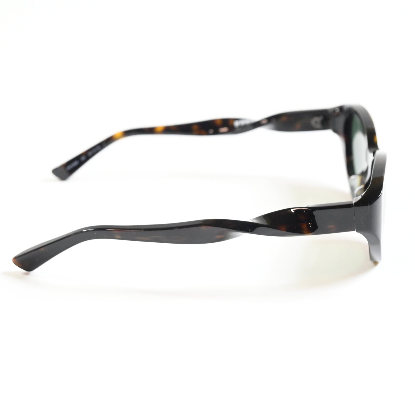 Balenciaga BB0209SA 002 Womens Authentic Sunglasses Havana/Green, 55mm - New
