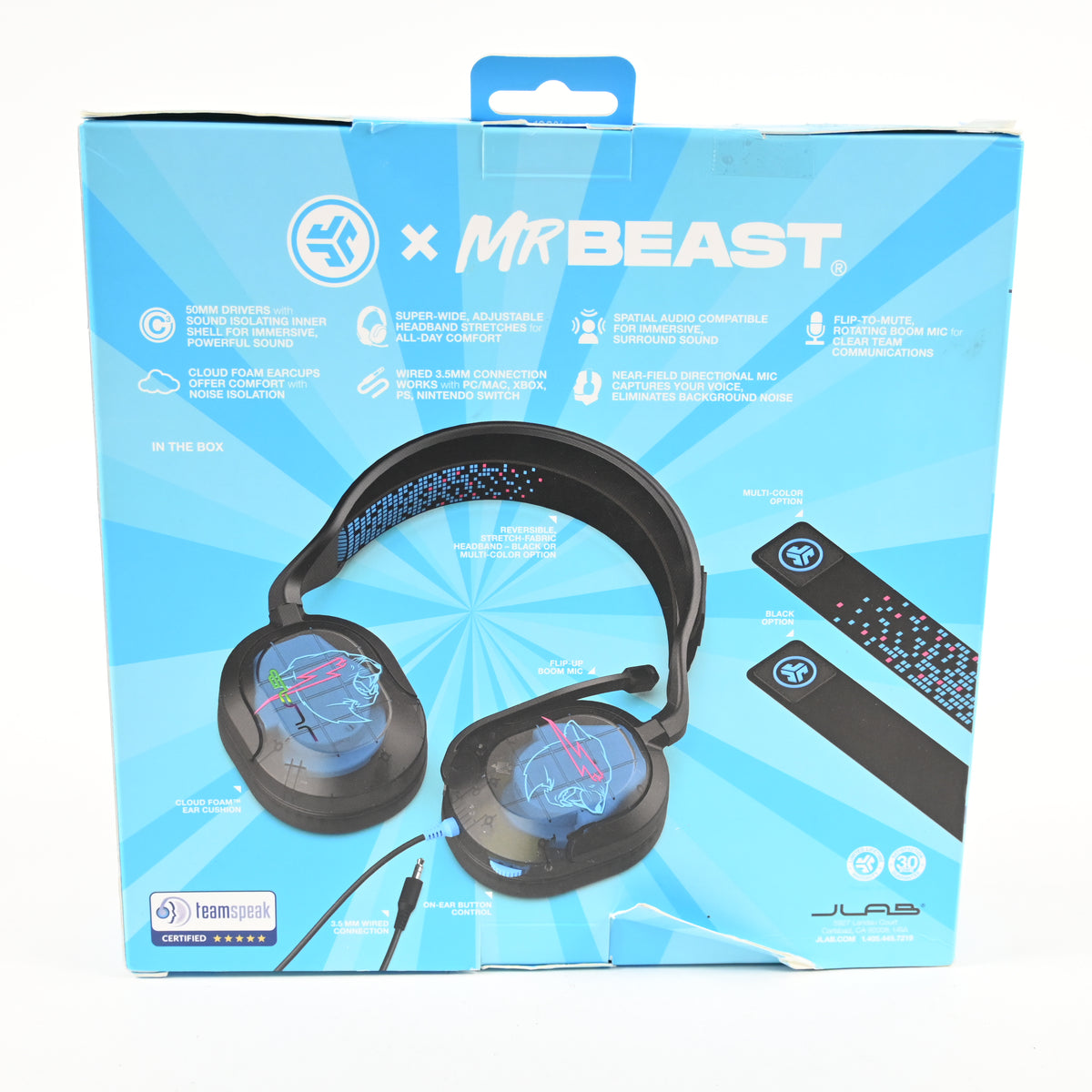 JLab Mr. Beast Wired Gaming Headset - Multiplatform