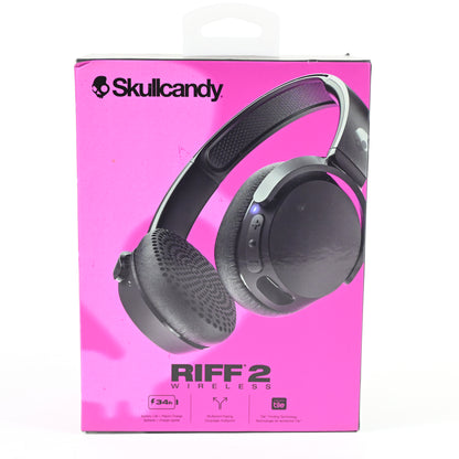 Skullcandy Riff 2 Wireless Bluetooth Headphones - Multiplatform - True Black