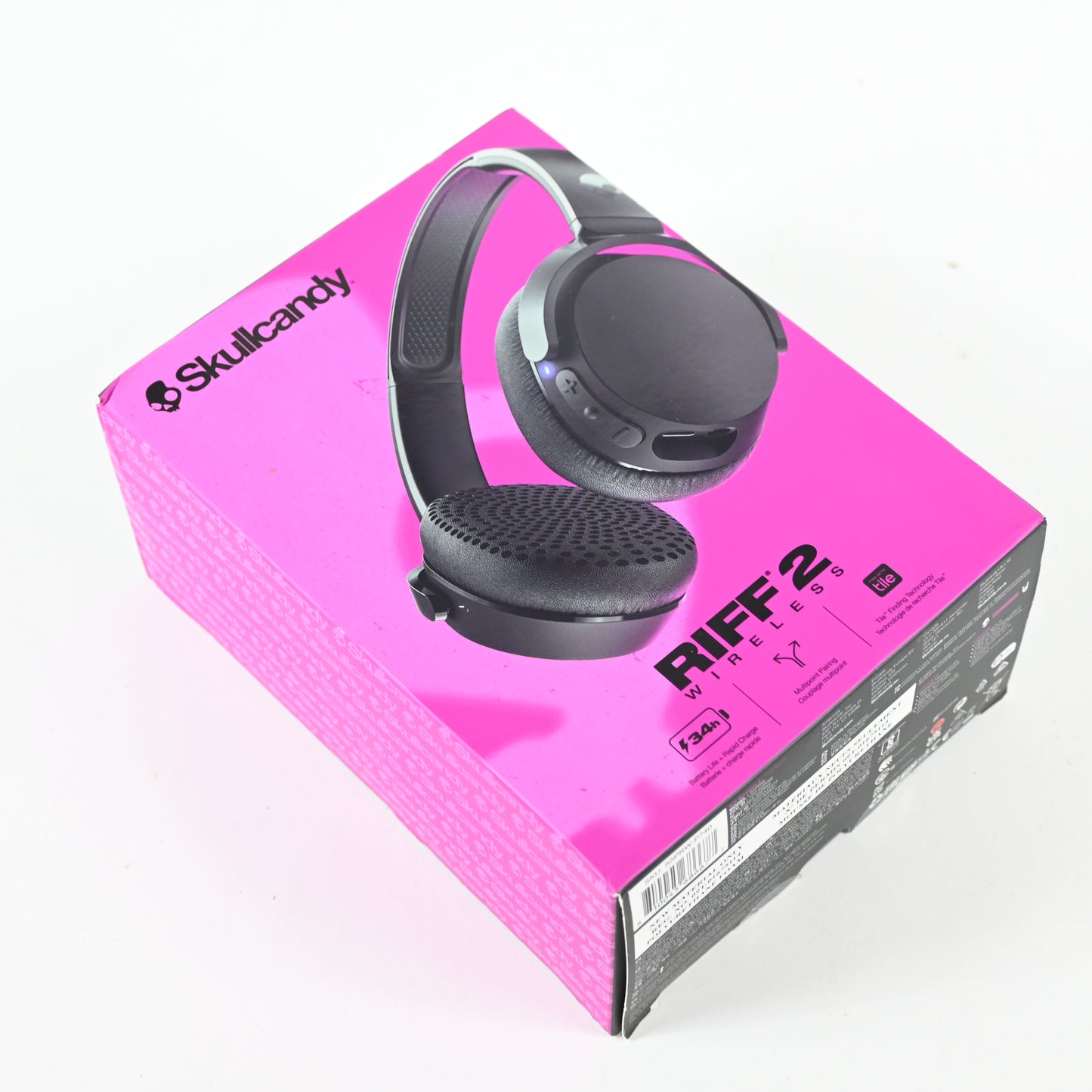 Skullcandy Riff 2 Wireless Bluetooth Headphones - Multiplatform - True Black
