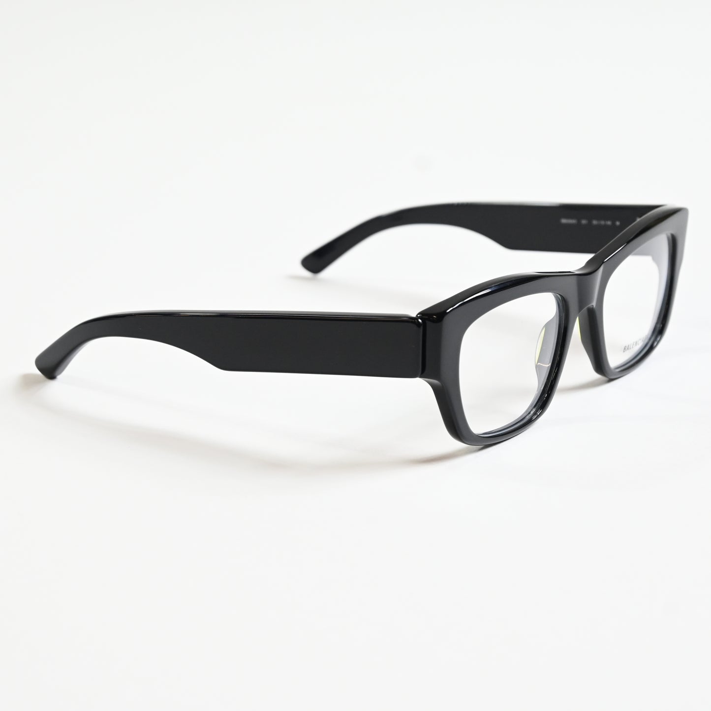 Balenciaga BB0264O 001 Unisex Authentic Eyeglasses Black/Silver, 53mm - New
