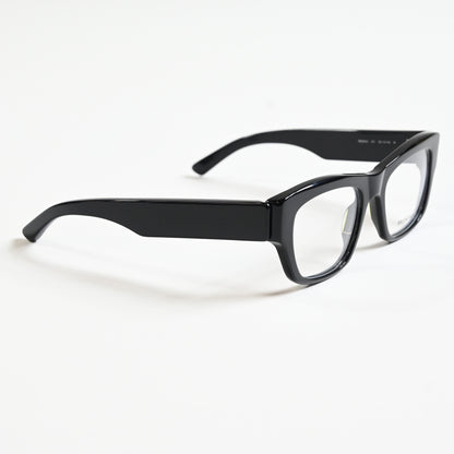 Balenciaga BB0264O 001 Unisex Authentic Eyeglasses Black/Silver, 53mm - New