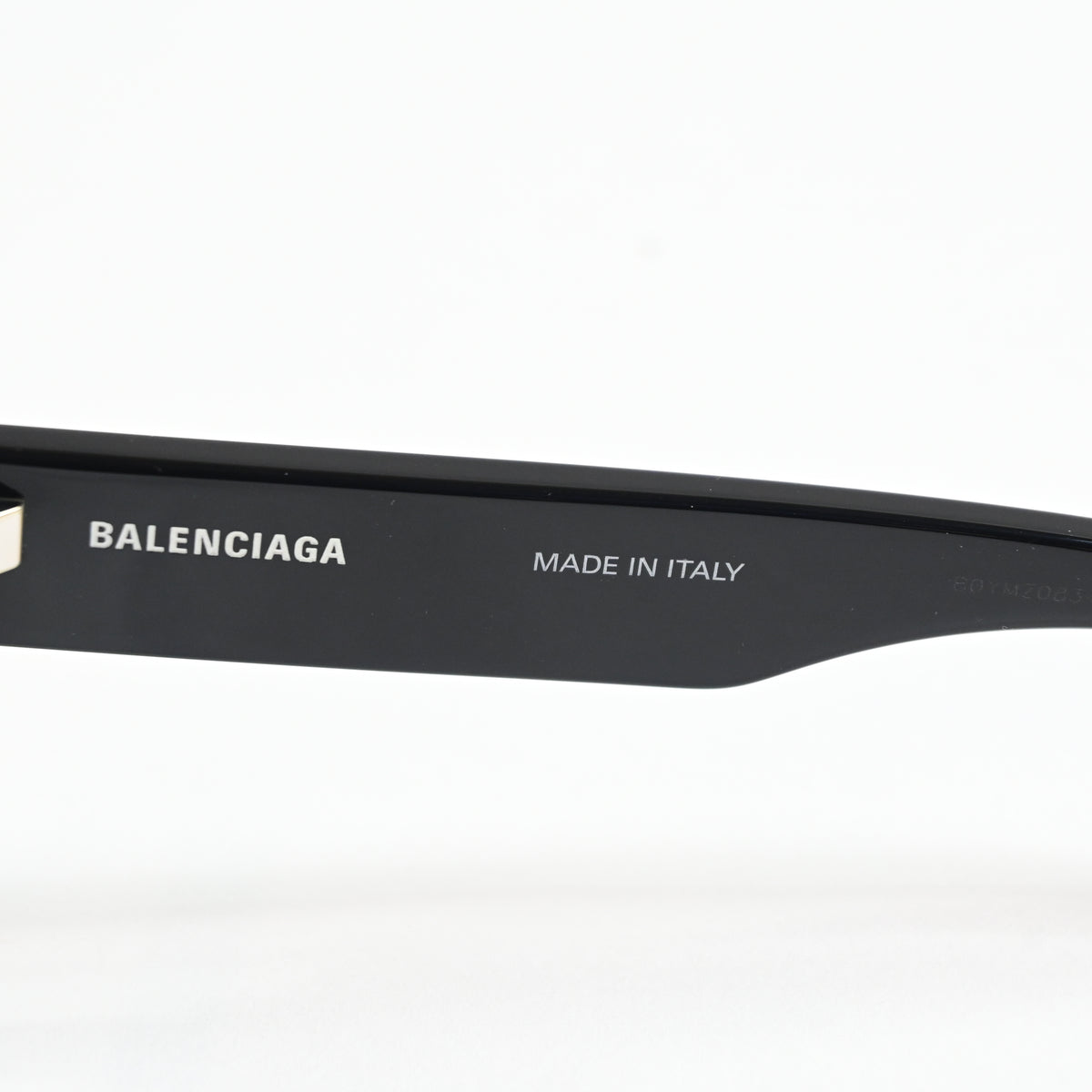 Balenciaga BB0264O 001 Unisex Authentic Eyeglasses Black/Silver, 53mm - New