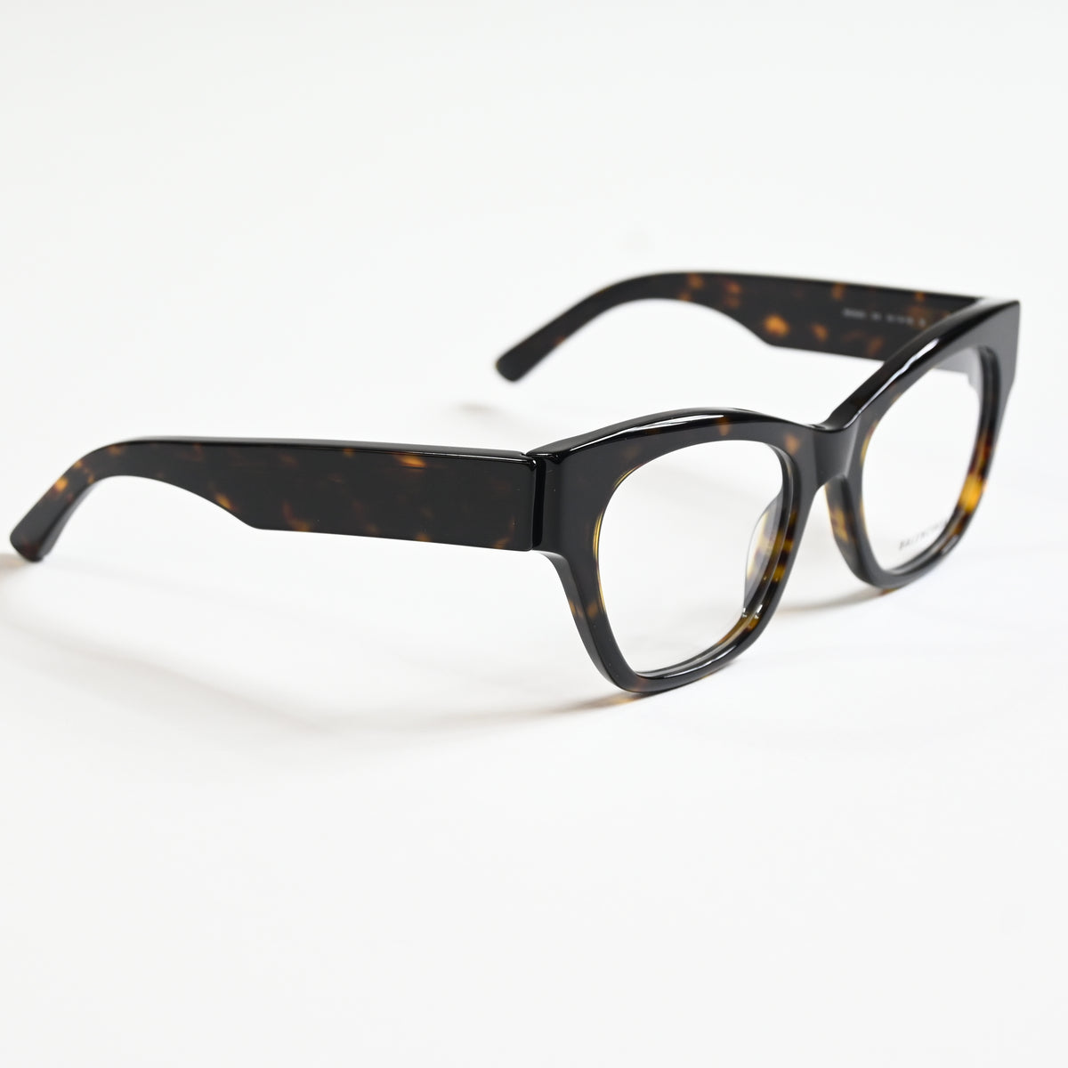Balenciaga BB0263O 002 Womens Authentic Eyeglasses Havana/Silver, 52mm - New