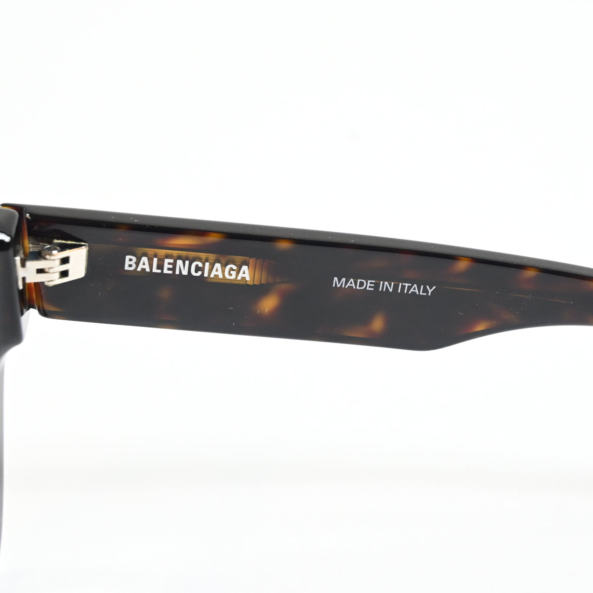 Balenciaga BB0263O 002 Womens Authentic Eyeglasses Havana/Silver, 52mm - New