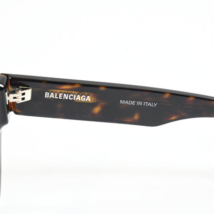 Balenciaga BB0263O 002 Womens Authentic Eyeglasses Havana/Silver, 52mm - New