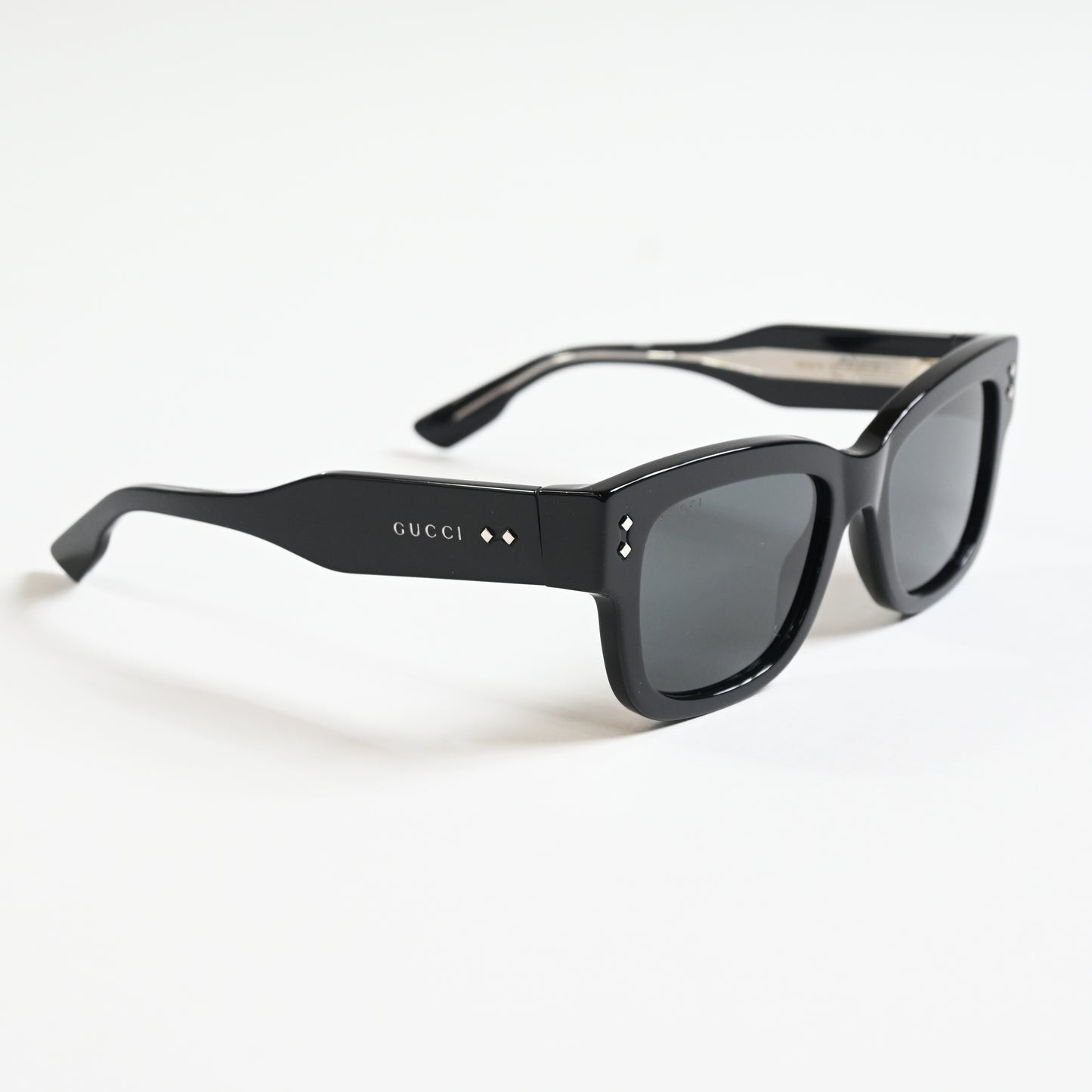 Gucci GG1217S 001 Mens Authentic Sunglasses Black/Gray, 53mm - New