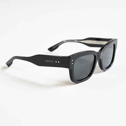 Gucci GG1217S 001 Mens Authentic Sunglasses Black/Gray, 53mm - New