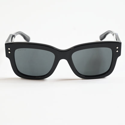 Gucci GG1217S 001 Mens Authentic Sunglasses Black/Gray, 53mm - New