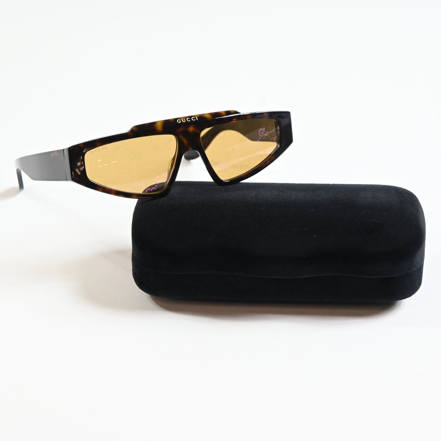 Gucci GG1591S 002 Unisex Authentic Sunglasses Dark Havana/Bronze, 58mm - New
