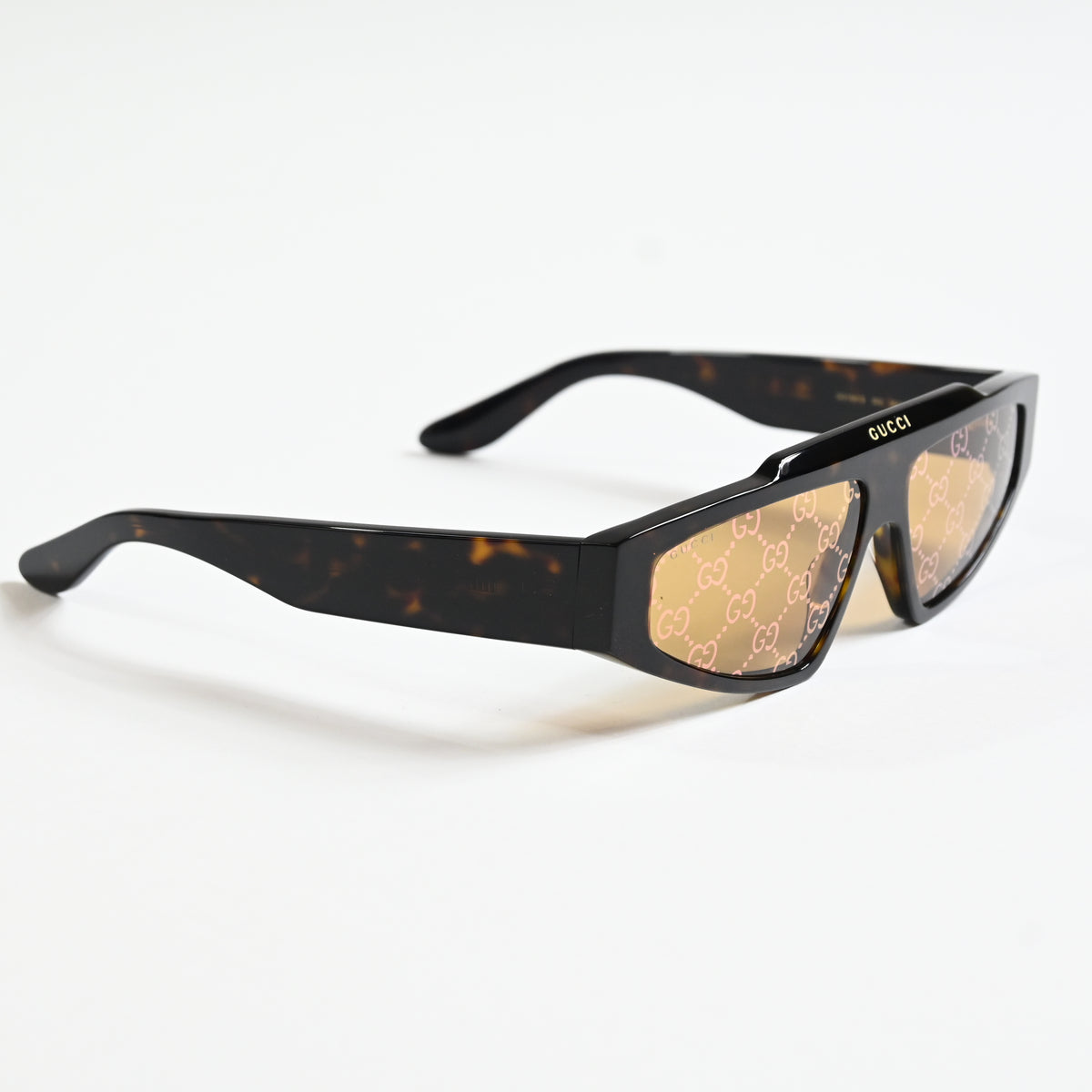 Gucci GG1591S 002 Unisex Authentic Sunglasses Dark Havana/Bronze, 58mm - New