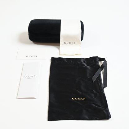 Gucci GG1591S 002 Unisex Authentic Sunglasses Dark Havana/Bronze, 58mm - New