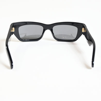 Gucci GG1296S 002 Mens Authentic Sunglasses Black/Silver, 55mm - New