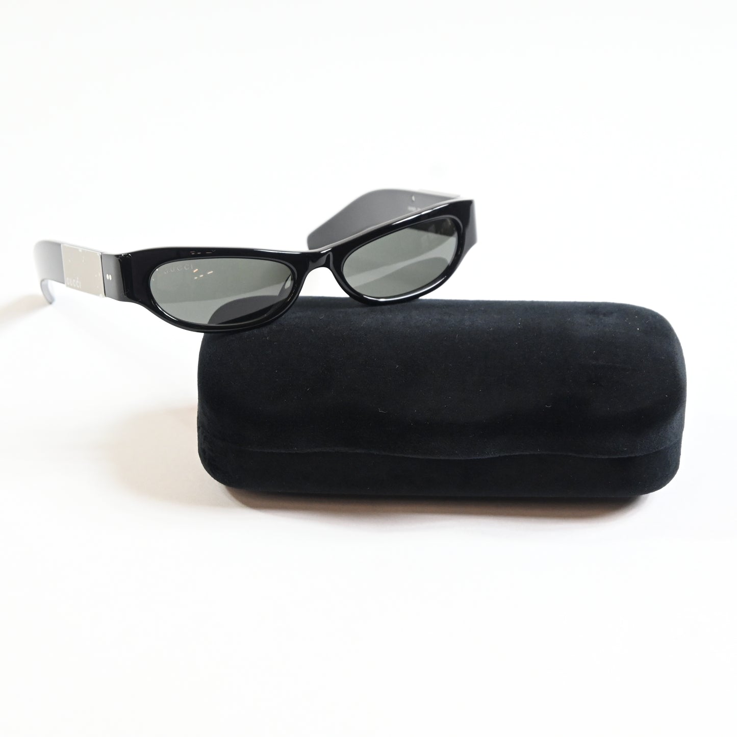 Gucci GG1635S 003 Womens Authentic Sunglasses Black/Dark Gray, 53mm - New