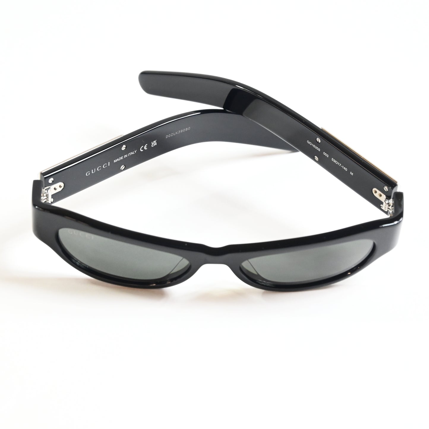 Gucci GG1635S 003 Womens Authentic Sunglasses Black/Dark Gray, 53mm - New