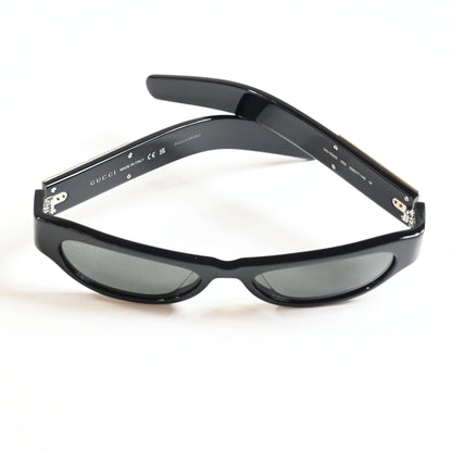 Gucci GG1635S 003 Womens Authentic Sunglasses Black/Dark Gray, 53mm - New