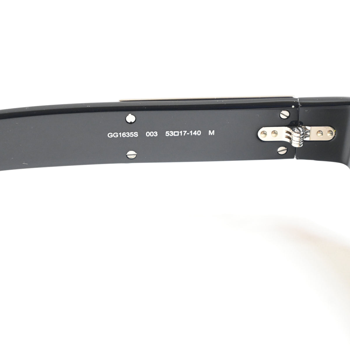 Gucci GG1635S 003 Womens Authentic Sunglasses Black/Dark Gray, 53mm - New