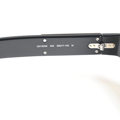 Gucci GG1635S 003 Womens Authentic Sunglasses Black/Dark Gray, 53mm - New