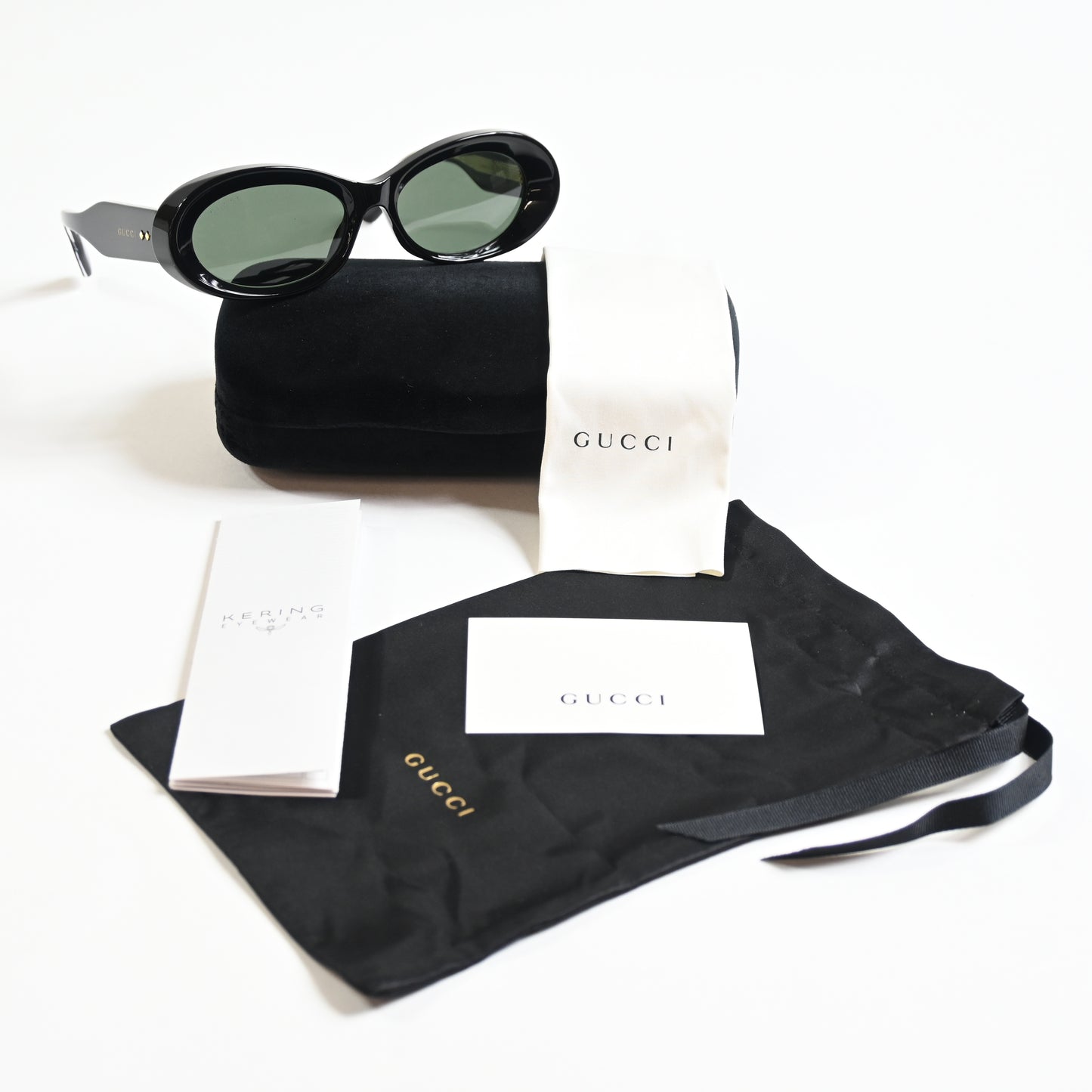 Gucci GG1527S 001 Womens Authentic Sunglasses Black, 54mm - New
