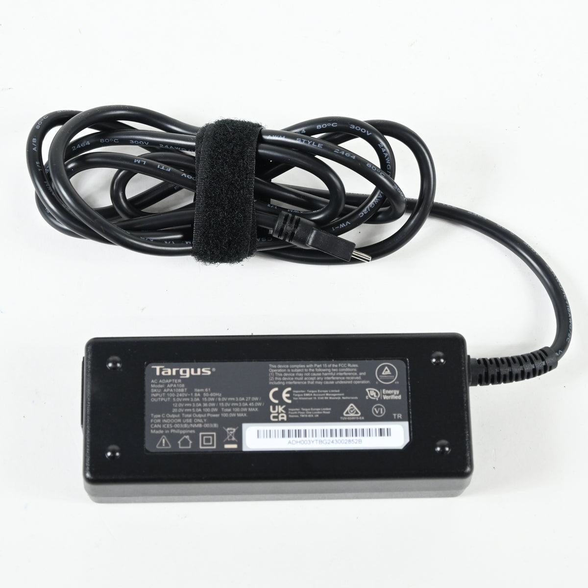Targus Universal Computer Charger - Apple, Windows, All
