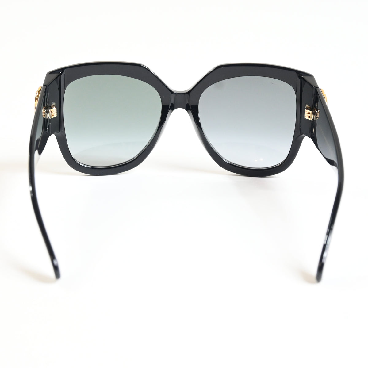 Gucci GG1407S 001 Womens Authentic Sunglasses Black/Gold, 54mm - New