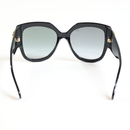 Gucci GG1407S 001 Womens Authentic Sunglasses Black/Gold, 54mm - New