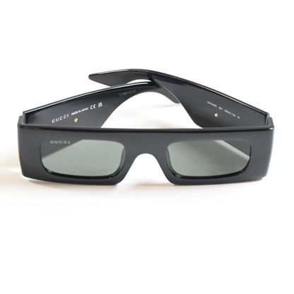 Gucci GG1646S 001 Womens Authentic Sunglasses Black/Silver, 49mm - New