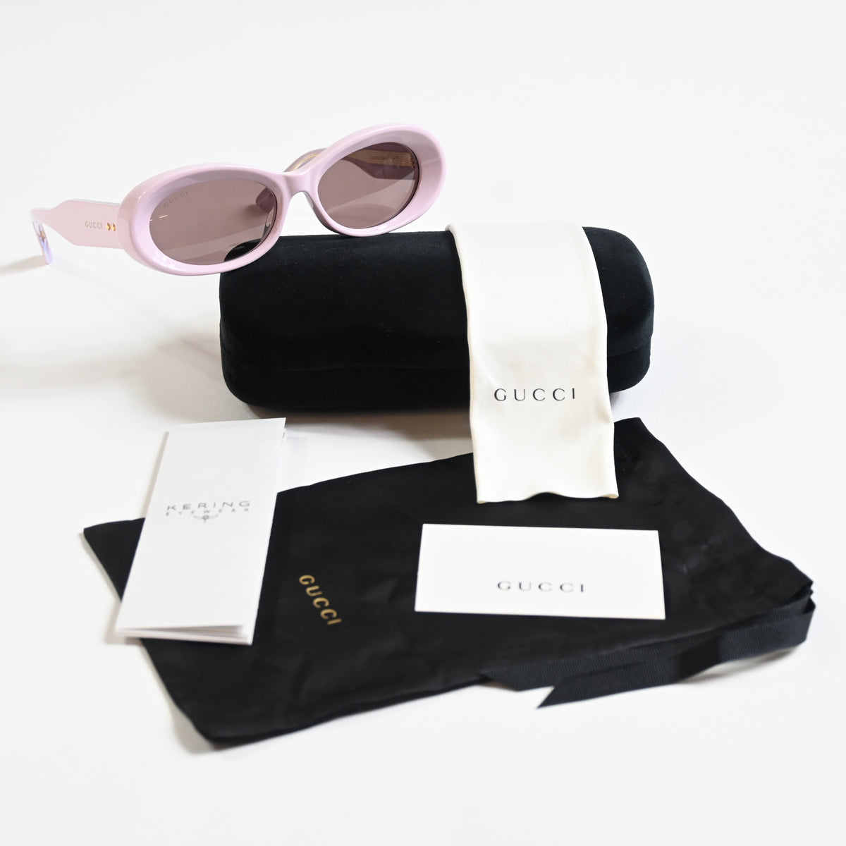 Gucci GG1527S 003 Womens Authentic Sunglasses Pink, 54mm - New