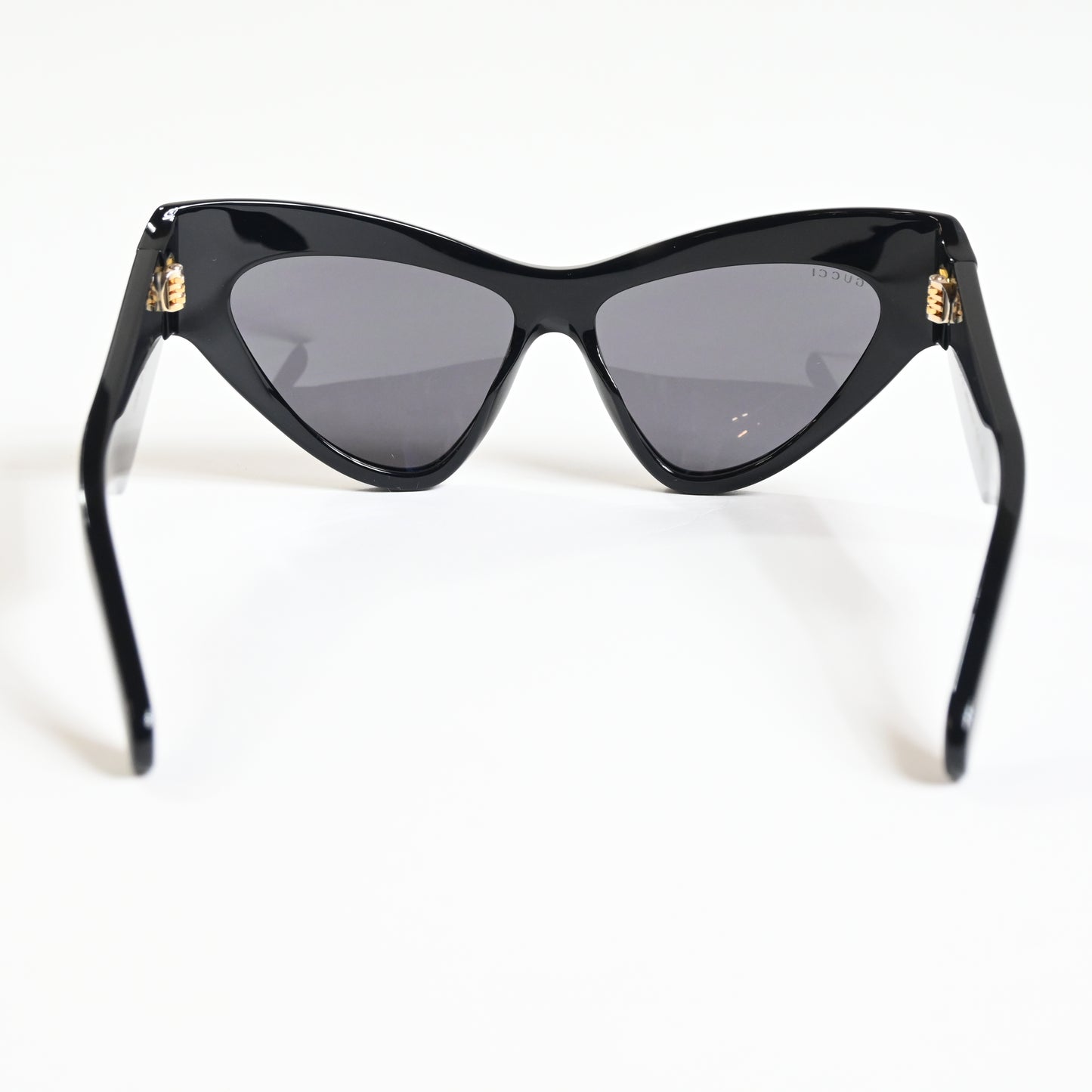 Gucci GG1294S 001 Womens Authentic Sunglasses Black/Gold, 57mm - New