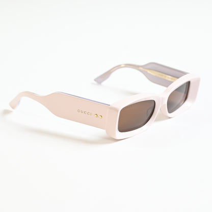 Gucci GG1528S 003 Womens Authentic Sunglasses Ivory/Bronze, 53mm - New