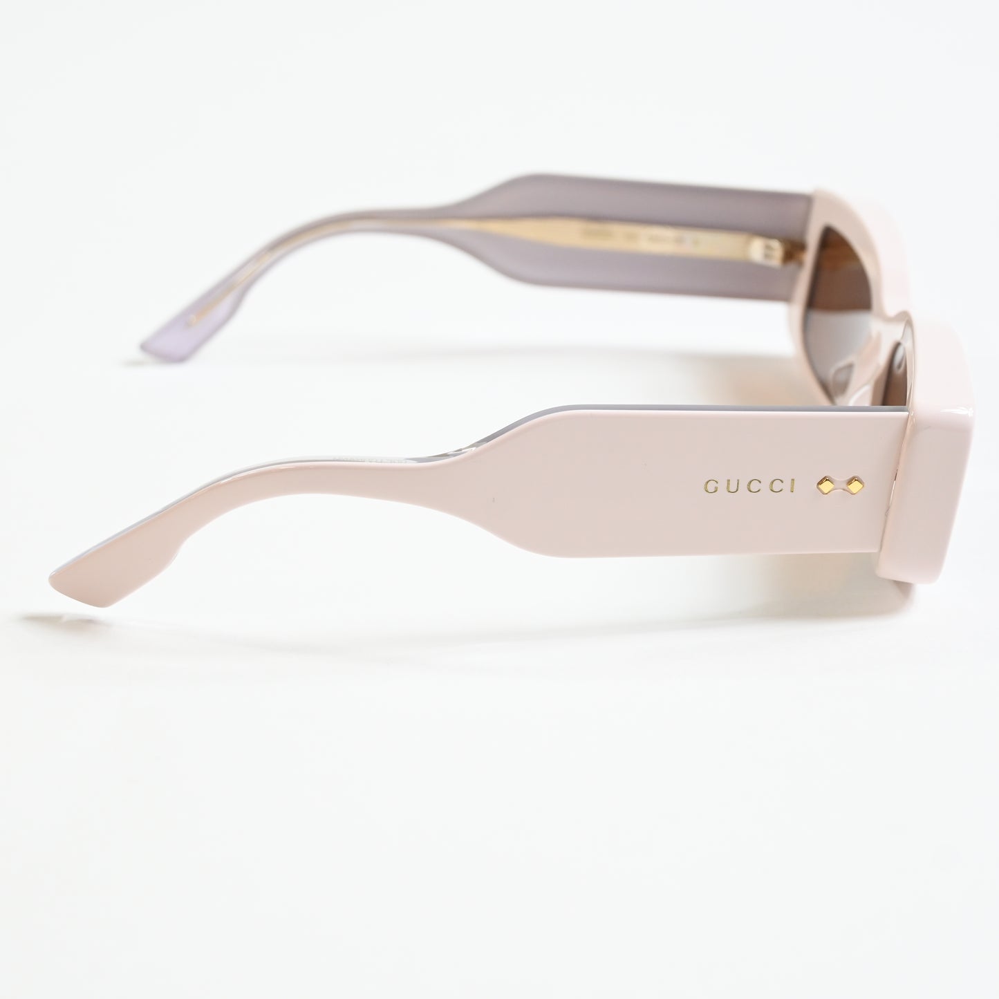 Gucci GG1528S 003 Womens Authentic Sunglasses Ivory/Bronze, 53mm - New