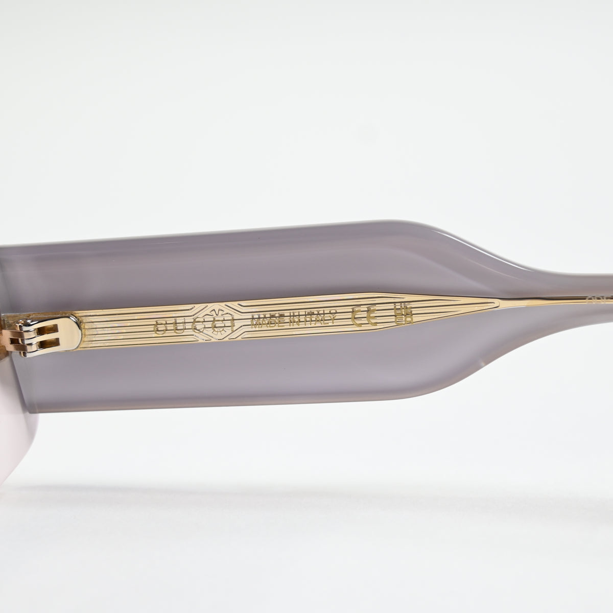 Gucci GG1528S 003 Womens Authentic Sunglasses Ivory/Bronze, 53mm - New
