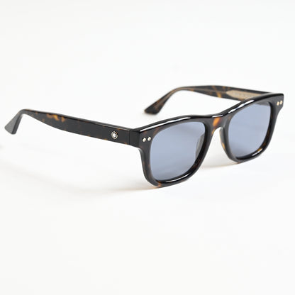 Montblanc MB0254S 002 Mens Authentic Sunglasses Havana/Blue, 53mm - New